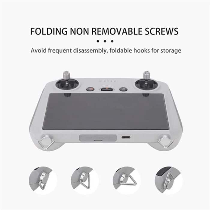 For DJI RC/RC 2/RC Pro/RC Plus Adjustable Soft Leather Neck Strap Dual-Hook Hands-Free Shoulder Belt, For DJI RC/RC 2/RC Pro/RC Plus – Bild 7