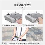 For DJI RC/RC 2/RC Pro/RC Plus Adjustable Soft Leather Neck Strap Dual-Hook Hands-Free Shoulder Belt, For DJI RC/RC 2/RC Pro/RC Plus – Bild 10