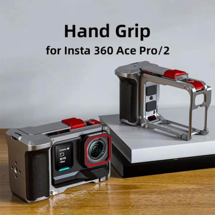 For Insta360 Ace Pro 2 / Ace Pro Flymile Xplorer Grip Kit Street Photography Handle Metal Cage Case – Bild 2