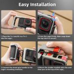 For Insta360 Ace Pro 2 / Ace Pro Flymile Xplorer Grip Kit Street Photography Handle Metal Cage Case – Bild 12