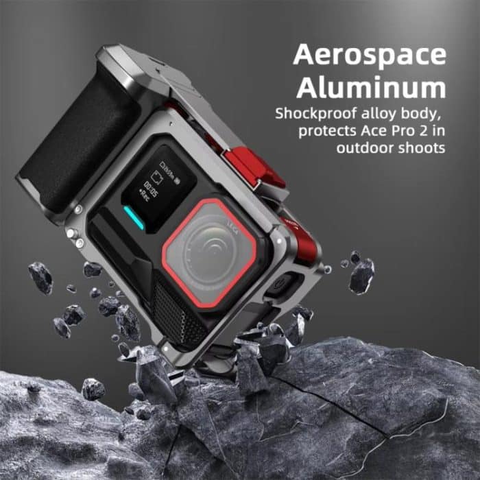 For Insta360 Ace Pro 2 / Ace Pro Flymile Xplorer Grip Kit Street Photography Handle Metal Cage Case – Bild 3