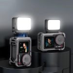 For DJI Action 5 Pro/ Action 4 Flymile 20 LEDs Magnetic Fill Light Rechargeable Video Light 3000K/4440K/8700K Adjustable – Bild 2