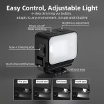 For DJI Action 5 Pro/ Action 4 Flymile 20 LEDs Magnetic Fill Light Rechargeable Video Light 3000K/4440K/8700K Adjustable – Bild 9