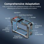 For DJI Action 5 Pro/Action 4/Action 3 Flymile Aluminum Alloy Camera Cage Protective Metal Frame – Bild 3