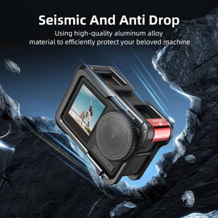 For DJI Action 5 Pro/Action 4/Action 3 Flymile Aluminum Alloy Camera Cage Protective Metal Frame – Bild 4