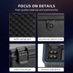 For Insta360 X5 Camera Flymile Portable Protective Hard Case Waterproof Shockproof Travel Carrying Storage Box, Hard Case – Bild 11