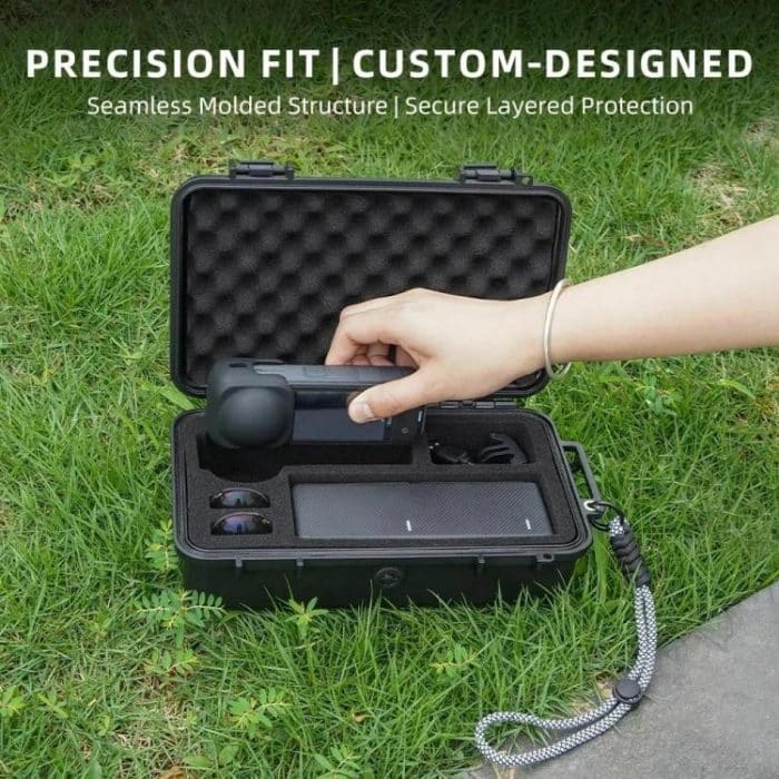 For Insta360 X5 Camera Flymile Portable Protective Hard Case Waterproof Shockproof Travel Carrying Storage Box, Hard Case – Bild 6