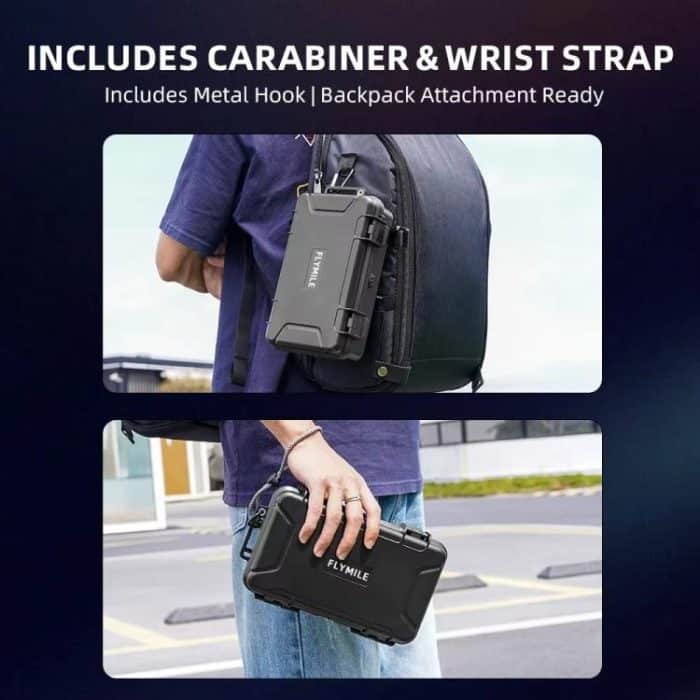 For Insta360 X5 Camera Flymile Portable Protective Hard Case Waterproof Shockproof Travel Carrying Storage Box, Hard Case – Bild 9