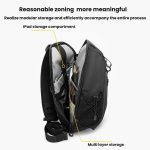 BANGE FW-232 Men Rreast Bag Large Capacity Outdoor Riding Backpack Shoulder Crossbody Bag, FW-232 – Bild 3