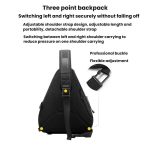 BANGE FW-232 Men Rreast Bag Large Capacity Outdoor Riding Backpack Shoulder Crossbody Bag, FW-232 – Bild 9