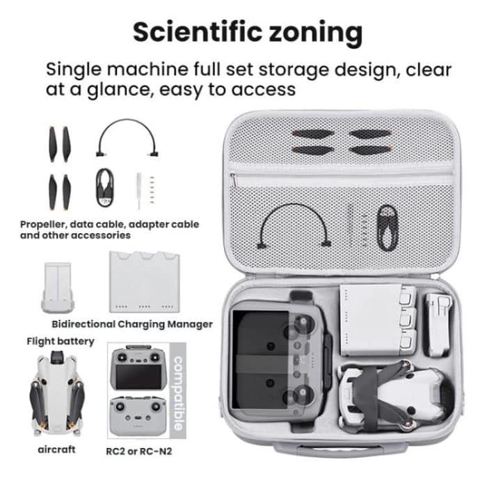 For DJI MINI 4 PRO BRDRC Remote Control Accessories Storage Handbag – Bild 4