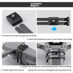 For DJI AIR3/MINI 4PRO BRDRC UAV Upload Bracket, Holder, Holder+Adapter – Bild 4