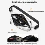 BANGE BG-7851 Men Crossbody Bag Multifunctional Lightweight Casual Commuting Chest Pack Small Shoulder Bag – Bild 6