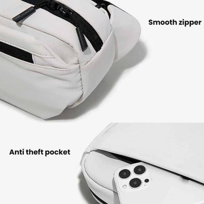 BANGE BG-7851 Men Crossbody Bag Multifunctional Lightweight Casual Commuting Chest Pack Small Shoulder Bag – Bild 7