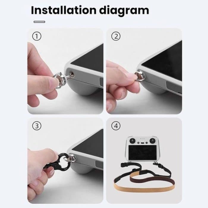 For DJI MINI 3/4 PRO/AIR 3S BRDRC Remote Control Strap – Bild 11