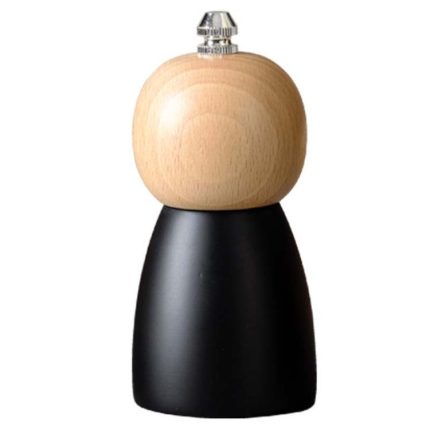 Round Head Manual Pepper Mill Ceramic Core Kitchen Tool, 4 inch With Box, 8 inch With Box