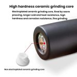 Round Head Manual Pepper Mill Ceramic Core Kitchen Tool, 4 inch With Box, 8 inch With Box – Bild 7