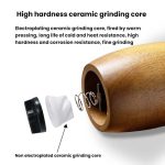 7 Inch Manual Acacia Wood Ceramic Core Grinder Multi Purpose Grinder, Single, Double+Base – Bild 7