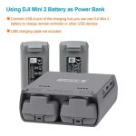 For DJI Mini 2 SE/Mini 2/Mini 4K YX Charger 2-way Battery Charging Hub, For DJI Mini 2 SE/Mini 2  Charging Hub – Bild 3