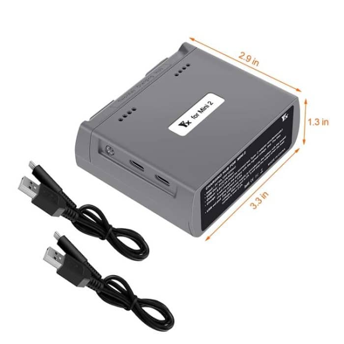 For DJI Mini 2 SE/Mini 2/Mini 4K YX Charger 2-way Battery Charging Hub, For DJI Mini 2 SE/Mini 2  Charging Hub – Bild 8