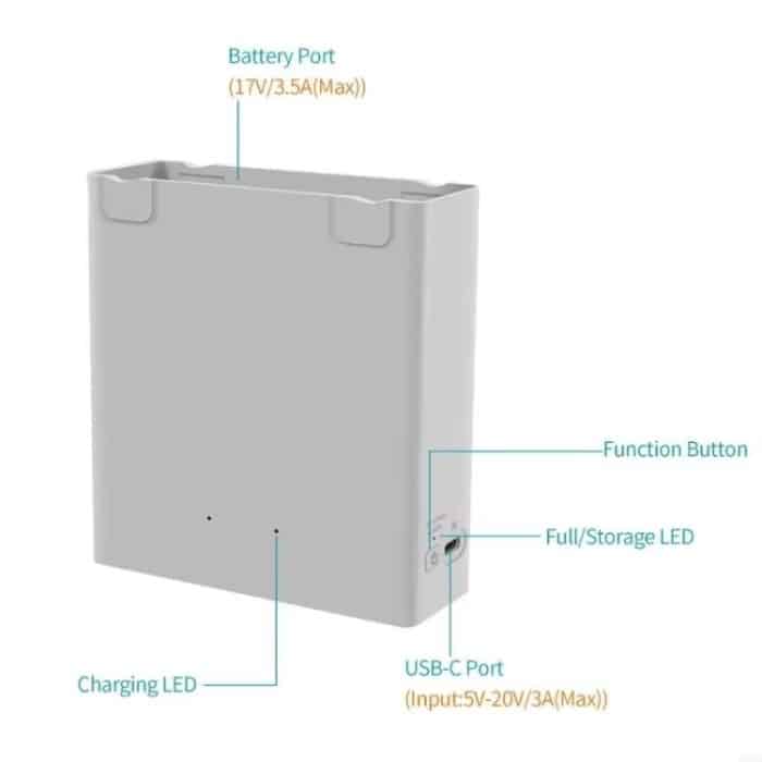 For DJI Avata 2 YX Dual-Channel Battery Charging Hub Smart Maintenance Station – Bild 6