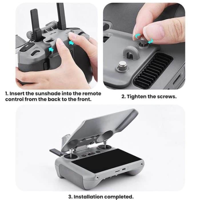 For DJI MINI 4 PRO/AIR 3S BRDRC RC2 Remote Control Hood – Bild 11