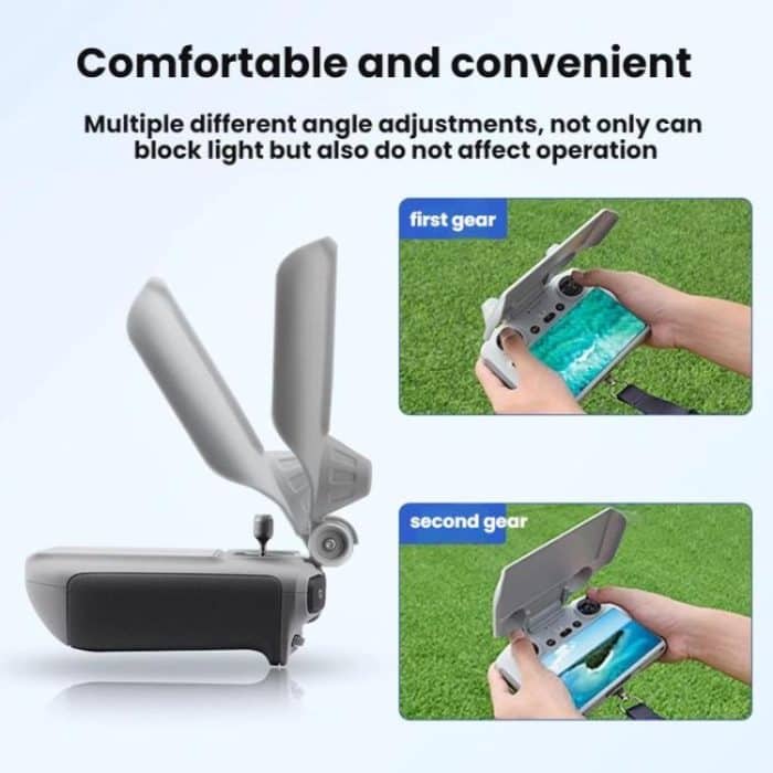 For DJI Mavic Air 2/Mavic 3 Pro BRDRC Remote Control Hood + Hanging Belt – Bild 7