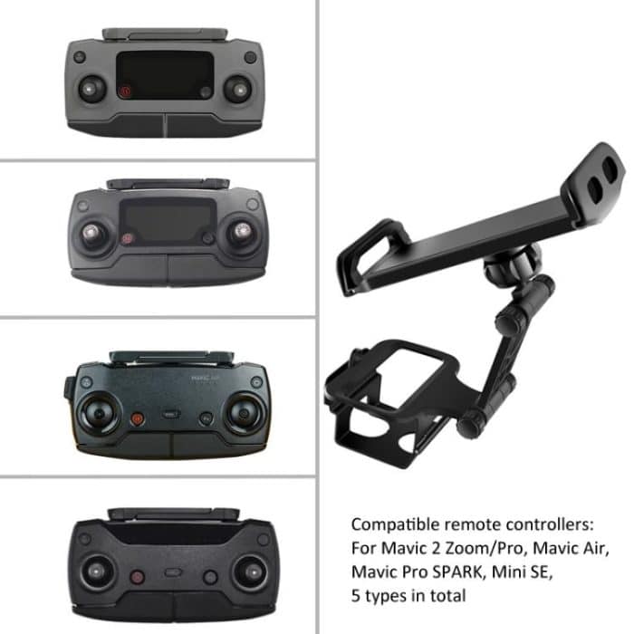 Phone Tablet Holder Mount for DJI Mini SE/Mavic Pro/Mavic Air/Spark/ Mavic 2 Pro/Zoom Remote Controller, Plastic Nut, Aluminum Alloy Nut – Bild 3