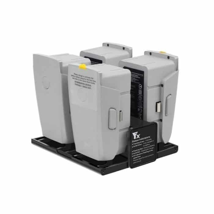 For DJI Mavic Air 2 YX Battery Charger Hub With LCD Display 4-Slot Intelligent Charging Station – Bild 6