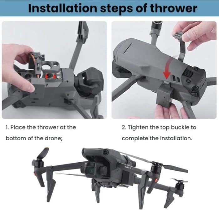 For DJI MAVIC 3/3 PRO BRDRC Drone Aerial Thrower, For DJI MAVIC 3/3 PRO – Bild 6