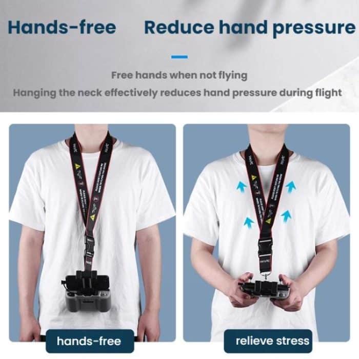 For DJI MINI 4 PRO/Mavic 3/AIR 3/NEO BRDRC Remote Control Widened Lanyard – Bild 6