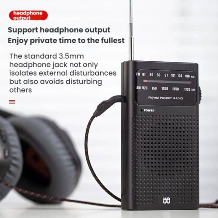 FM/AM Full-Band Channel Pocket Portable Pointer Radio Player – Bild 6