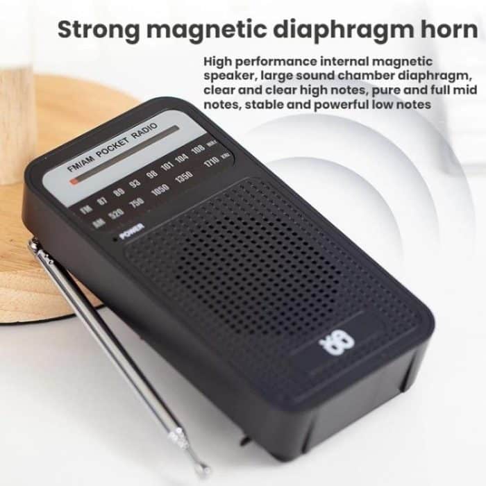 Portable Pointer AM/FM Full Channel Radio – Bild 6