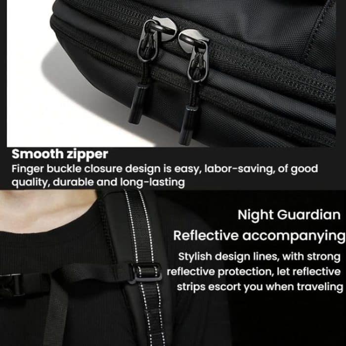 BANGE BG-7875 Large Capacity Shoulder Bag Business Travel Multifunctional Computer Backpack – Bild 13