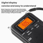 Portable FM/AM Clock-Controlled Stereo Pocket Radio Player, For EU, For US – Bild 3