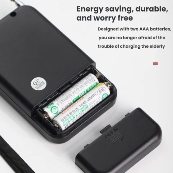 Portable FM/AM Clock-Controlled Stereo Pocket Radio Player, For EU, For US – Bild 6