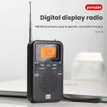 Portable FM/AM Clock-Controlled Stereo Pocket Radio Player, For EU, For US – Bild 8