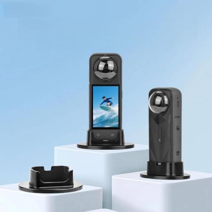 For Insta360 X5  Flymile Anti-Slip Base Plastic Desktop Stand Stable Camera Holder – Bild 2