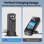 For Insta360 X5  Flymile Anti-Slip Base Plastic Desktop Stand Stable Camera Holder – Bild 4