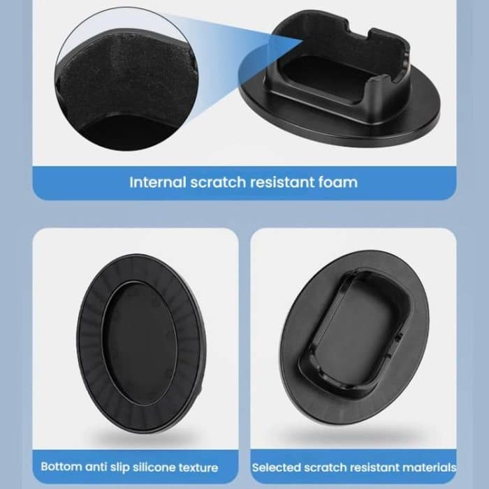 For Insta360 X5  Flymile Anti-Slip Base Plastic Desktop Stand Stable Camera Holder – Bild 8