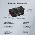 Flymile Magnetic Quick-Release Base 1/4 Inch Thread Foldable Extension Kit for Insta360 Ace Pro 2/Ace Pro/Ace/X5/X4/X3/X2, 1/4 Inch Thread Foldable Kit – Bild 11