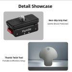 Flymile Magnetic Quick-Release Base 1/4 Inch Thread Foldable Extension Kit for Insta360 Ace Pro 2/Ace Pro/Ace/X5/X4/X3/X2, 1/4 Inch Thread Foldable Kit – Bild 9