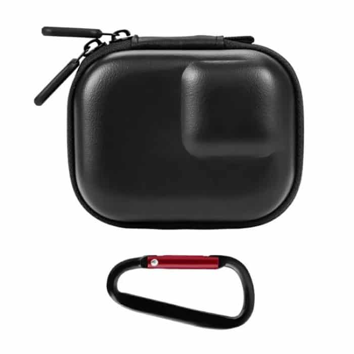Flymile PU Mini Camera Case with Carabiner For Caged DJI Action 3/4/5 Pro/Insta360 Ace Pro 2/1/GoPro – Bild 1