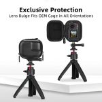 Flymile PU Mini Camera Case with Carabiner For Caged DJI Action 3/4/5 Pro/Insta360 Ace Pro 2/1/GoPro – Bild 3