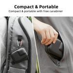 Flymile PU Mini Camera Case with Carabiner For Caged DJI Action 3/4/5 Pro/Insta360 Ace Pro 2/1/GoPro – Bild 6