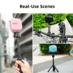 Flymile PU Mini Camera Case with Carabiner For Caged DJI Action 3/4/5 Pro/Insta360 Ace Pro 2/1/GoPro – Bild 7