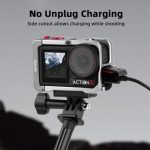 For DJI Osmo Action 5 Pro/4/3 Flymile Metal Protective Cage with Cold Shoe Mount – Bild 5