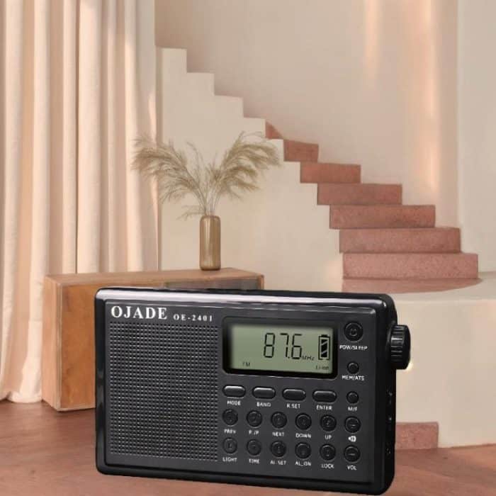 OJADE OE-2401 Full-Band Full-Channel Portable High Sensitivity Digital Display Bluetooth Stereo Radio – Bild 2