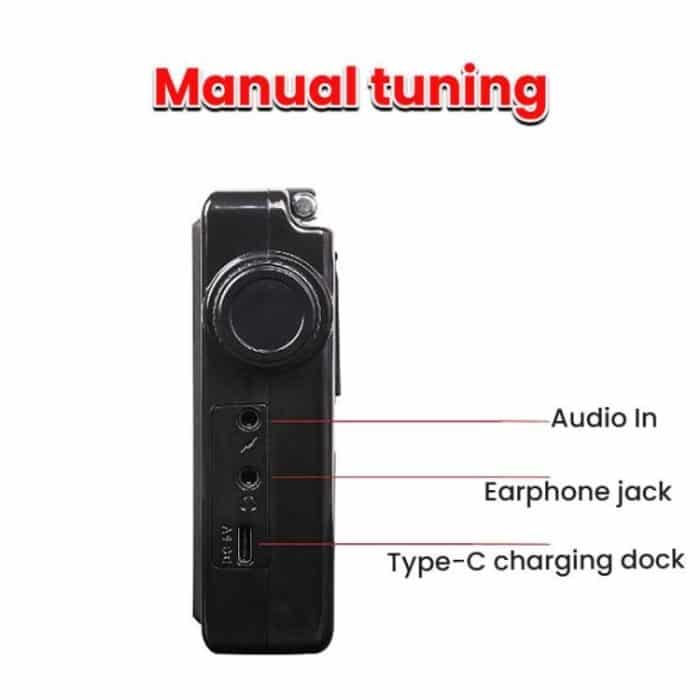 OJADE OE-2401 Full-Band Full-Channel Portable High Sensitivity Digital Display Bluetooth Stereo Radio – Bild 5