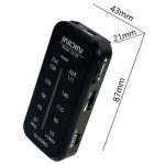 INDIN SH05 Mini Stereo AM/FM Radio With Earphone & Stainless Steel Clip – Bild 6